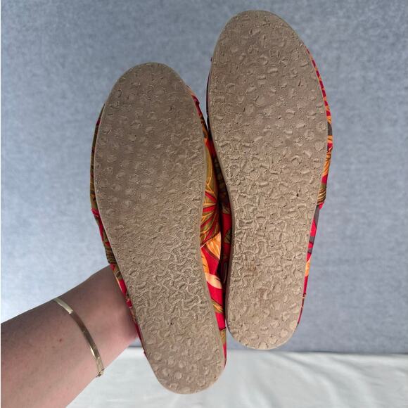 Bobs by Sketchers Woman's sz 6 Worls Botanical Gardens Close Toe Espadrille - Picture 5 of 9